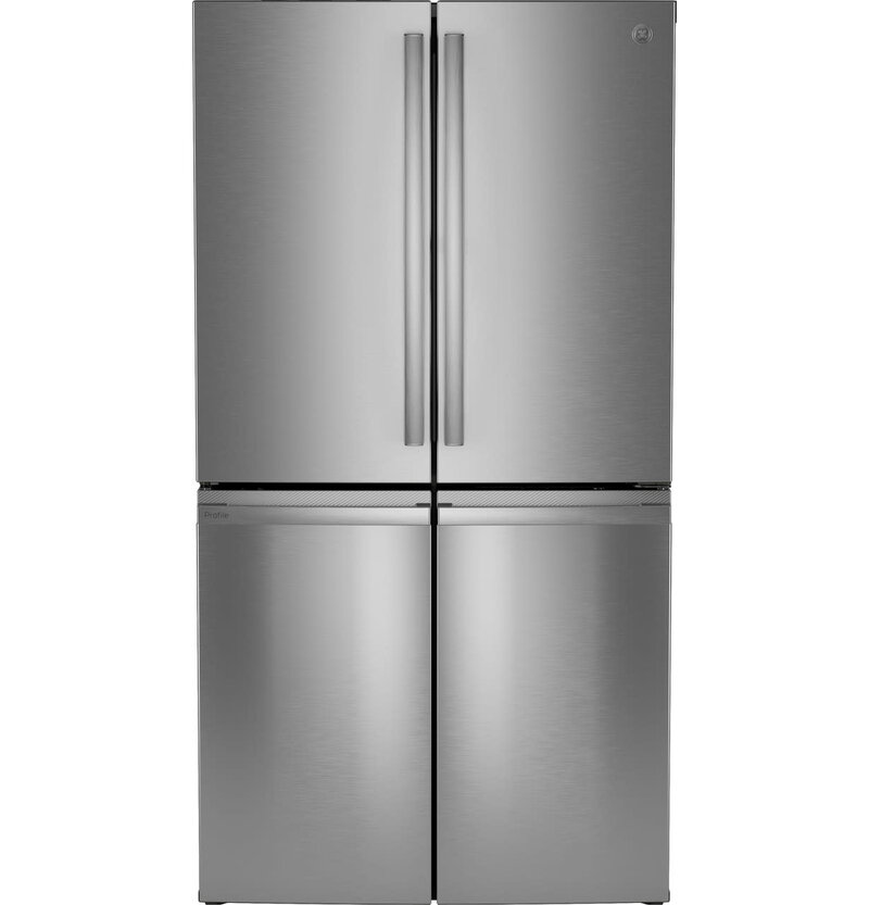 GE *PAD28BYTFS  28.4 Cu. Ft. Quad-Door Refrigerator with Dual-Dispense AutoFill Pitcher and Door in Door