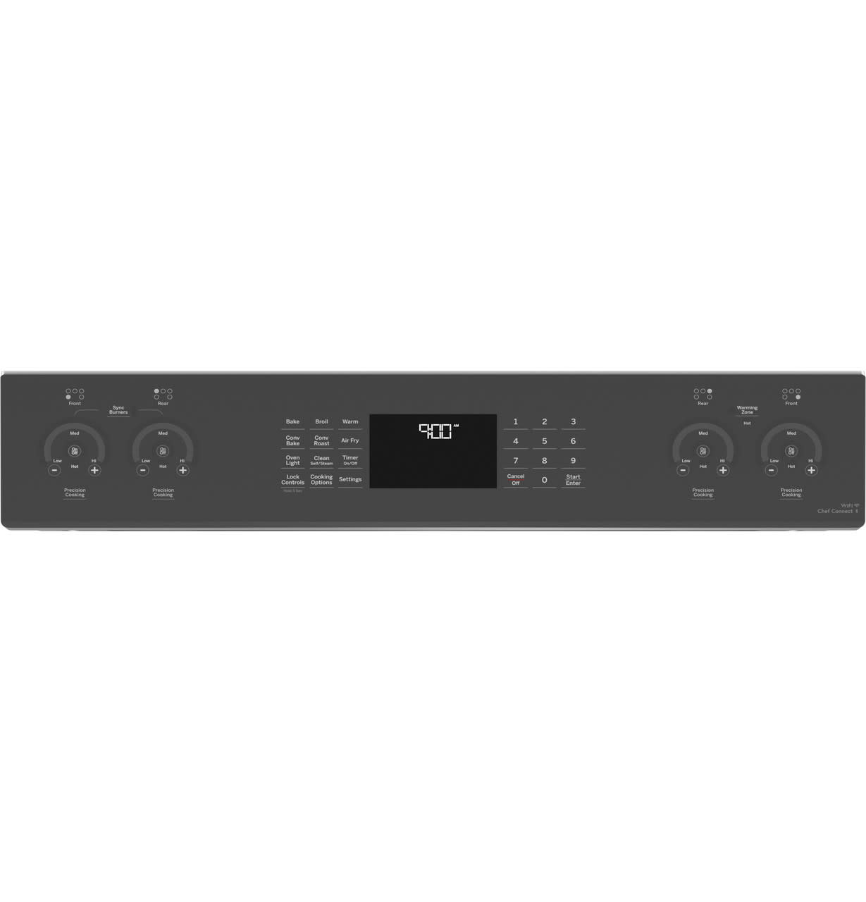 GE *PHS930YPFS  30" Smart Slide-In Fingerprint Resistant Front-Control Induction and Convection Range with No Preheat Air Fry