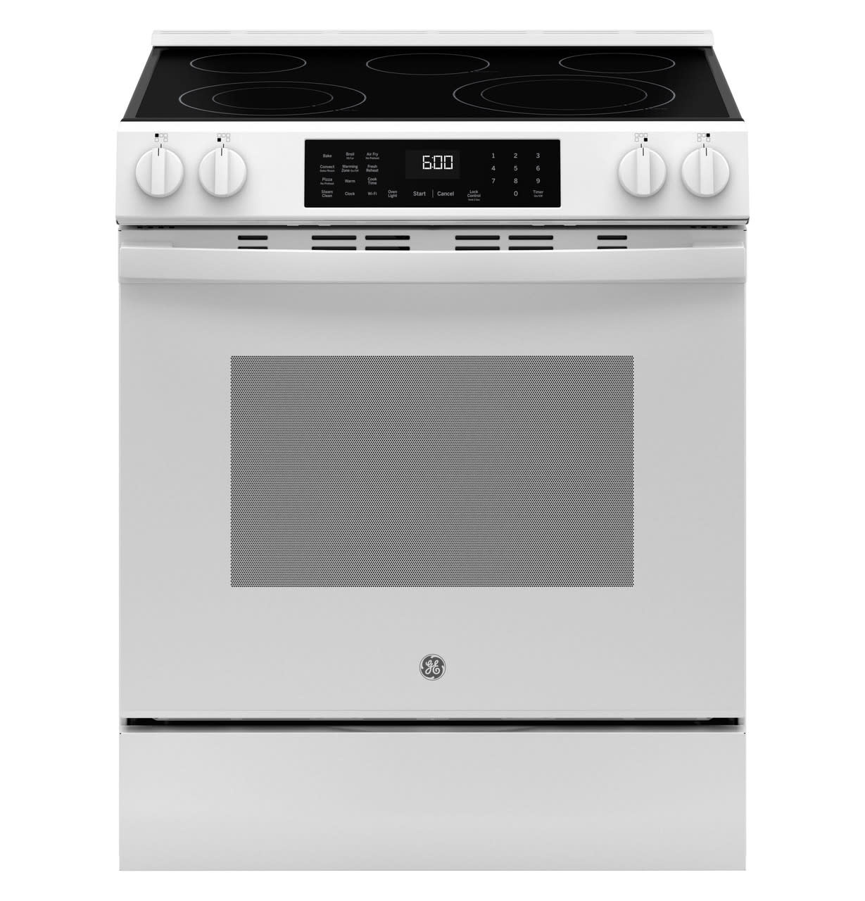 GE *GRS600AVWW  30" Slide-In Electric Convection Range with No Preheat Air Fry and EasyWash™ Oven Tray