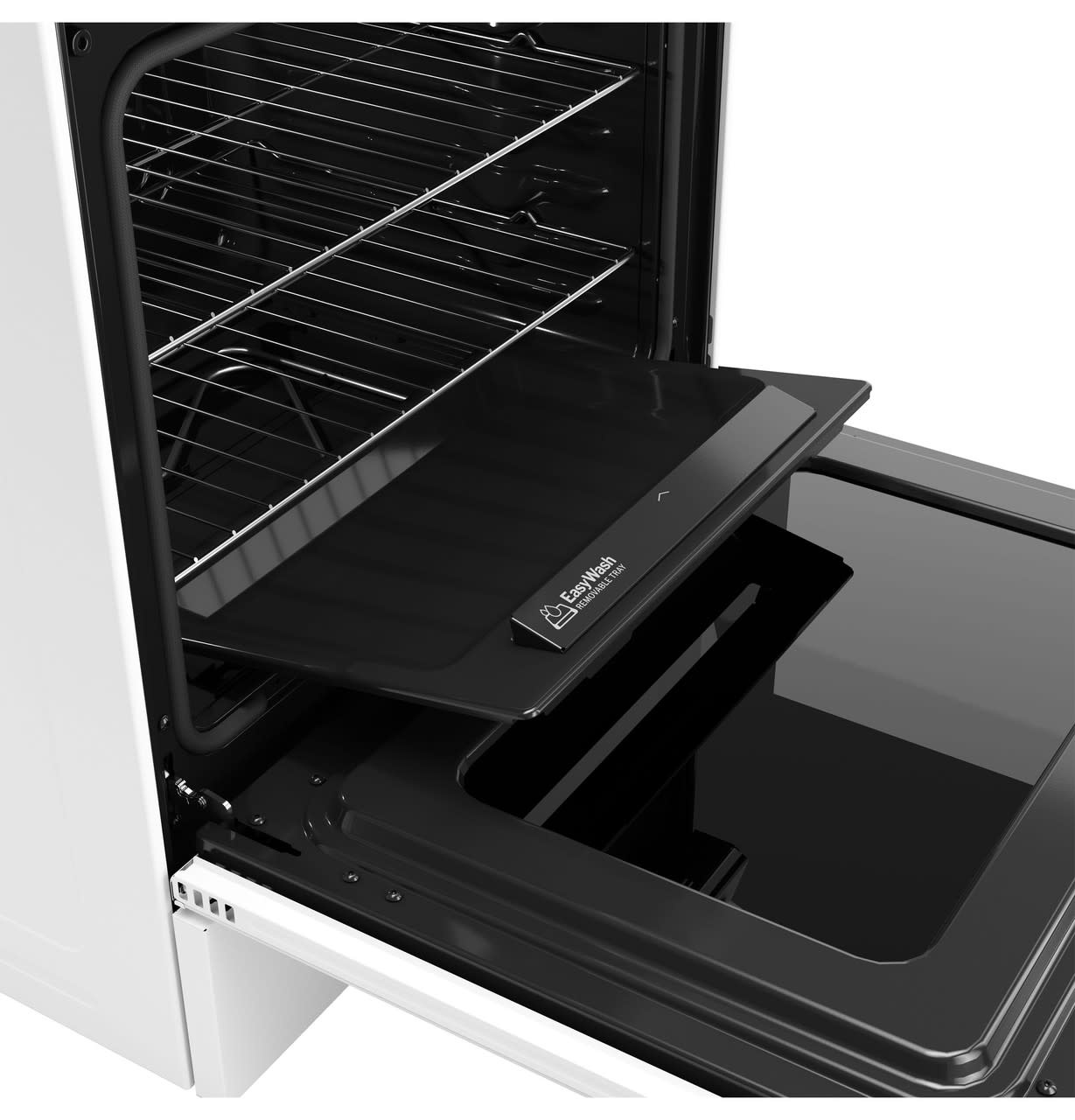 GE *GRS600AVWW  30" Slide-In Electric Convection Range with No Preheat Air Fry and EasyWash™ Oven Tray