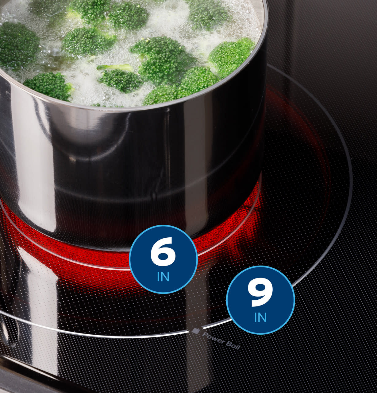 GE *GRF400PVSS  30 in. 4 Burner Element Free-Standing Electric Range in Stainless Steel