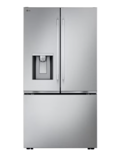 LG *LF24Z6530S - LG Counter-Depth Zero Clearance 23.7-cu ft 3 -Door Smart Compatible French Door Refrigerator with Dual Ice Maker with Water and Ice Dispenser ( PrintProof Stainless Steel ) ENERGY STAR Certified