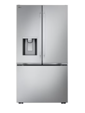 LG *LF24Z6530S - LG Counter-Depth Zero Clearance 23.7-cu ft 3 -Door Smart Compatible French Door Refrigerator with Dual Ice Maker with Water and Ice Dispenser ( PrintProof Stainless Steel ) ENERGY STAR Certified