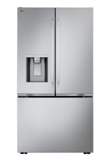 LG *LF24Z6530S - LG Counter-Depth Zero Clearance 23.7-cu ft 3 -Door Smart Compatible French Door Refrigerator with Dual Ice Maker with Water and Ice Dispenser ( PrintProof Stainless Steel ) ENERGY STAR Certified