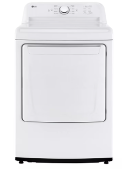 LG ***DLE6100W  7.3 cu. ft. Ultra Large Capacity Rear Control Electric Energy Star Dryer with Sensor Dry