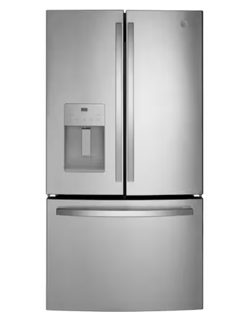 GE *GYE21JYMCFFS  GE Counter-Depth 20.6-cu ft 3 -Door 36-in Wide with Ice Maker ( Fingerprint-resistant Stainless Steel ) ENERGY STAR Certified
