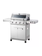 Monument *Mesa 4-Burner Propane Gas Grill in Stainless Steel with Clear View Lid, Side Burner and LED Controls