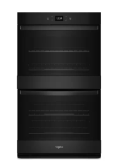 Whirlpool *WOED5030LB  30 in. Double Electric Wall Oven with Convection and Self-Cleaning in Black