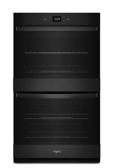 Whirlpool *WOED5030LB  30 in. Double Electric Wall Oven with Convection and Self-Cleaning in Black