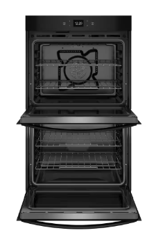 Whirlpool *WOED5030LB  30 in. Double Electric Wall Oven with Convection and Self-Cleaning in Black