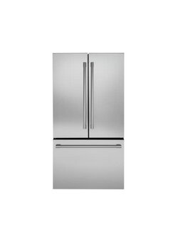 Monument ZWE23NSTSS - Profile 23.1 cu. ft. French Door Refrigerator in Fingerprint Resistant Stainless Steel, Counter Depth, ENERGY STAR