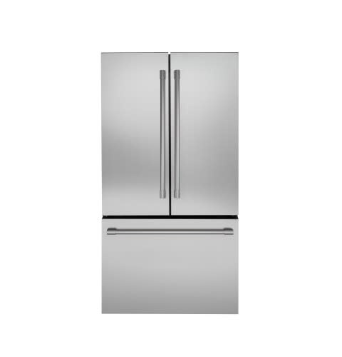 Monument *ZWE23NSTSS  23.1 Cu. Ft. French Door Counter-Depth Refrigerator with TwinChill Evaporators - Stainless Steel