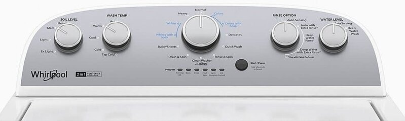 Whirlpool WTW4957PW (NIB) 3.9 Cu. Ft. Top Load Washer with Removable Agitator