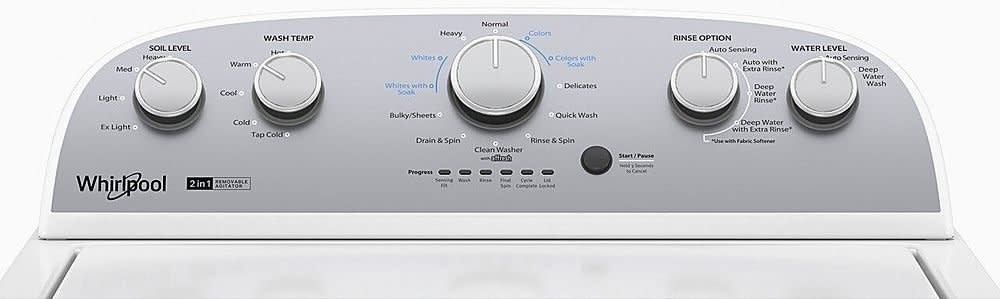 Whirlpool WTW4957PW (NIB) 3.9 Cu. Ft. Top Load Washer with Removable Agitator