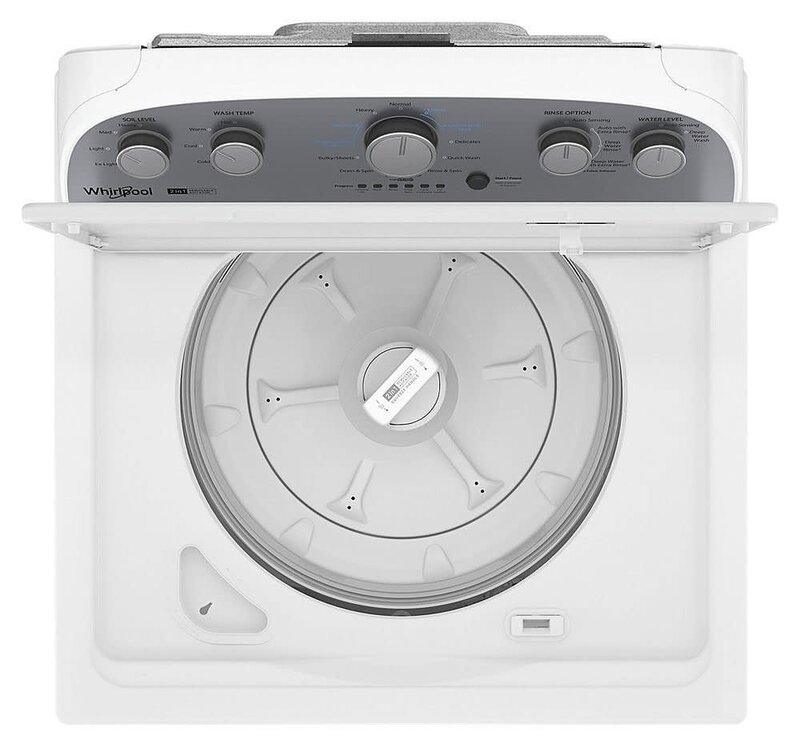 Whirlpool WTW4957PW (NIB) 3.9 Cu. Ft. Top Load Washer with Removable Agitator