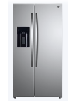 Kenmore *Kenmore 4651805 20-cu ft Counter-depth Side-by-Side Refrigerator with Ice Maker, Water and Ice Dispenser (Stainless Steel) ENERGY STAR