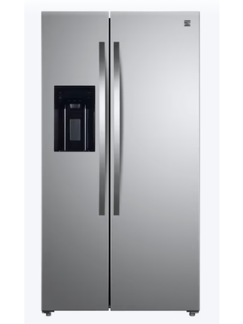Kenmore *Kenmore 4651805 20-cu ft Counter-depth Side-by-Side Refrigerator with Ice Maker, Water and Ice Dispenser (Stainless Steel) ENERGY STAR