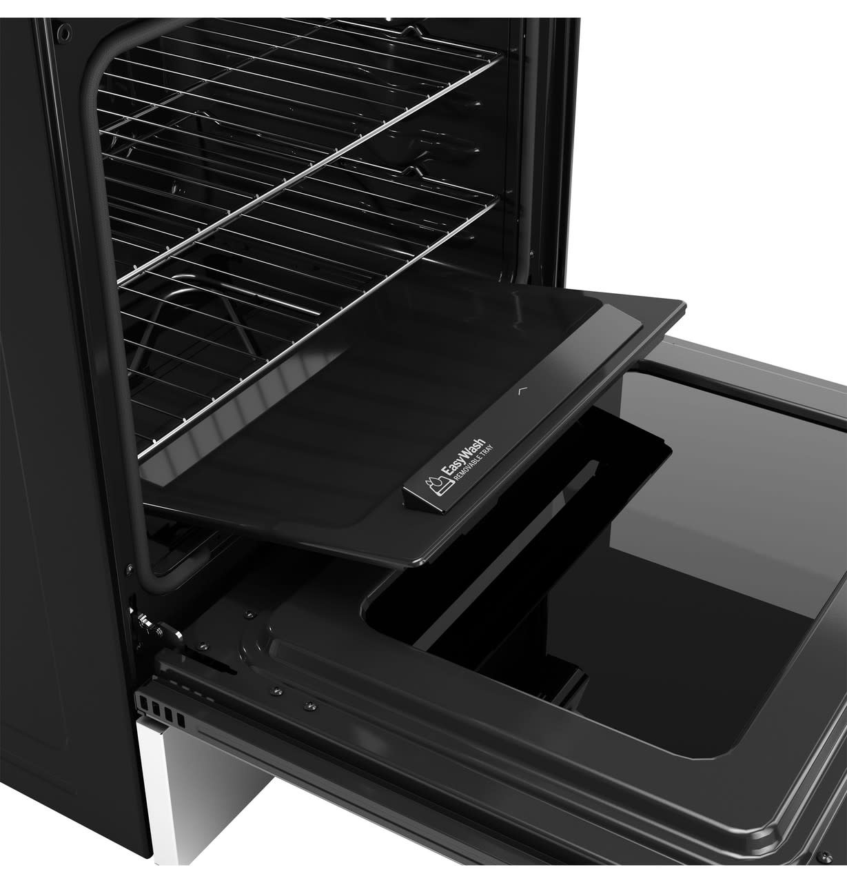 GE *GRS600AVFS  30 in. 5 Burner Element Smart Slide-In Electric Convection Range in Stainless w/ EasyWash Oven Tray & No-Preheat Air Fry