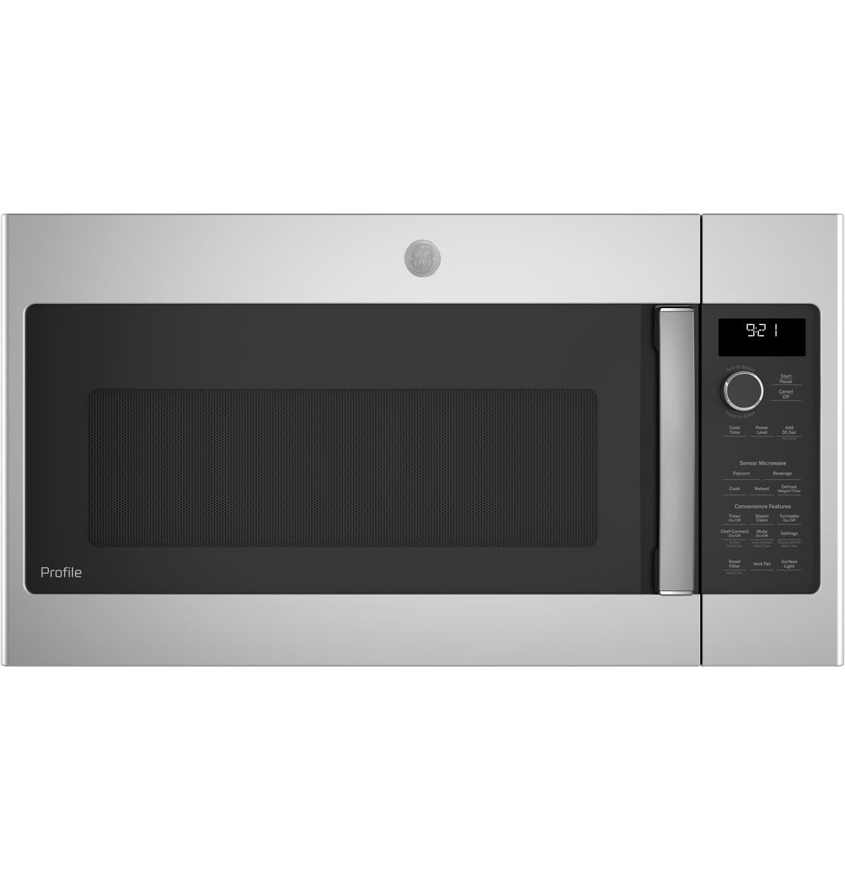 GE *PVM9215SKSS  Profile 2.1 cu. ft. Over the Range Microwave in Stainless Steel with Sensor Cooking