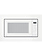 GE *PEB7227DLWW  Profile 2.2 cu. ft. Built-In Microwave in White with Sensor Cooking