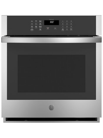 GE *JKS3000SNSS  27 in. Smart Single Electric Wall Oven Self-Cleaning in Stainless Steel