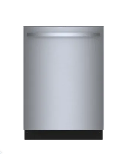 Bosch *SHX4AEF5N  100 Series 24-in Top Control Smart Built-In Dishwasher (Stainless Steel), 48-dBA Very Quiet Sound Level
