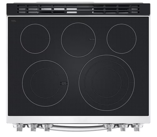 LG *LSEL6335FE  30 in. 6.3 cu. ft. 5 Burner Element Slide-In Electric Range in PrintProof Stainless Steel w/ Instaview, Air Fry, ProBake Energy Star