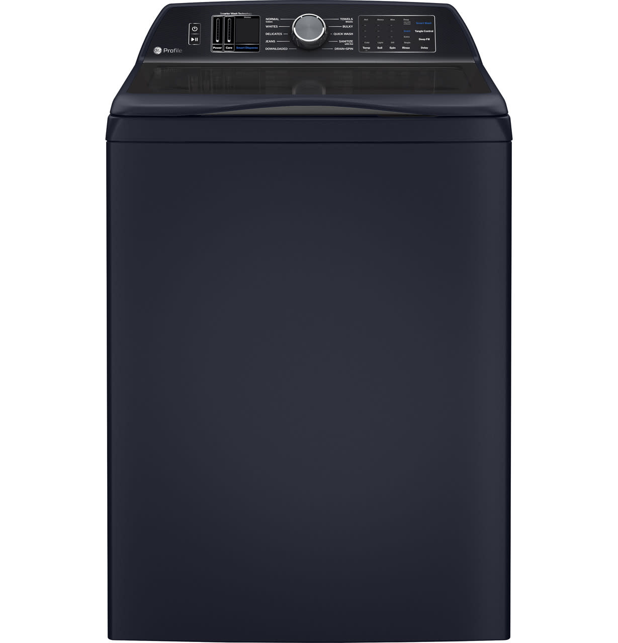 GE *PTW800BPWRS  Profile™ ENERGY STAR® 5.4 cu. ft. Capacity top load Washer with Smarter Wash Technology and Adaptive SmartDispense