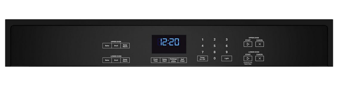 Whirlpool *WOED3030LS  30 in. Double Electric Wall Oven with Self-Cleaning in Stainless Steel