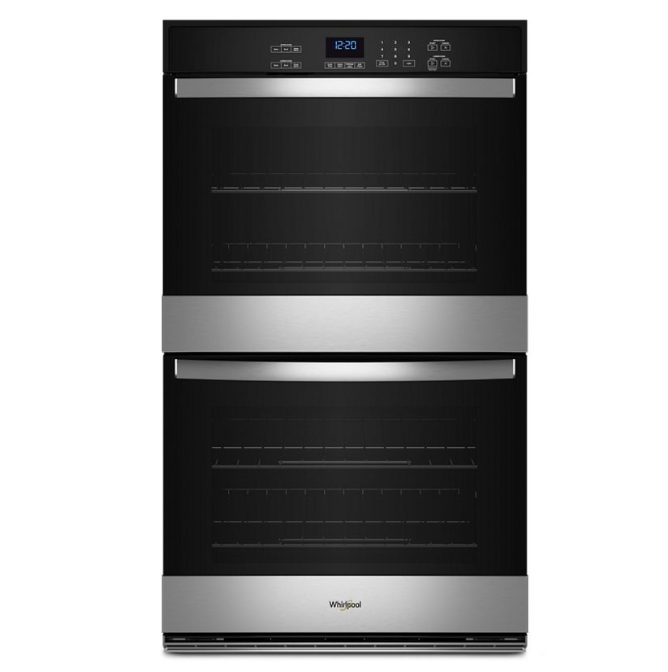 Whirlpool *WOED3030LS  30 in. Double Electric Wall Oven with Self-Cleaning in Stainless Steel