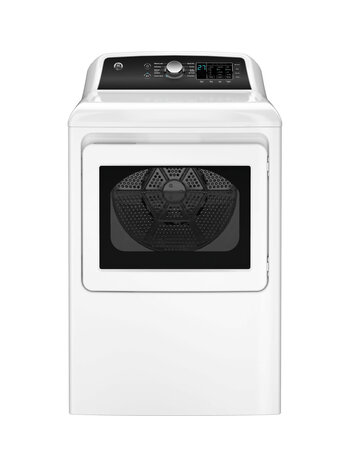 GE *GTD58GBSVWS  7.4 cu. ft. Gas Dryer with Sensor Dry in White