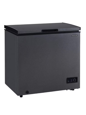 Frigidaire *EFRF7013  34.5 in. W 7 cu. ft. Manual Defrost Chest Freezer, Granite Design Deep Freezer with Adjustable Thermostat in Black