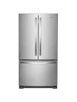 Whirlpool WRFF3236RZ - 25.2 Cu. Ft. French Door Smart Refrigerator with Elevated Deli Drawer - Fingerprint Resistant Stainless Steel