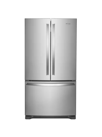 Whirlpool WRFF3236RZ - 25.2 Cu. Ft. French Door Smart Refrigerator with Elevated Deli Drawer - Fingerprint Resistant Stainless Steel
