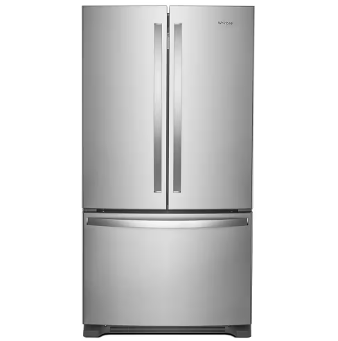 Whirlpool WRFF3236RZ - 25.2 Cu. Ft. French Door Smart Refrigerator with Elevated Deli Drawer - Fingerprint Resistant Stainless Steel
