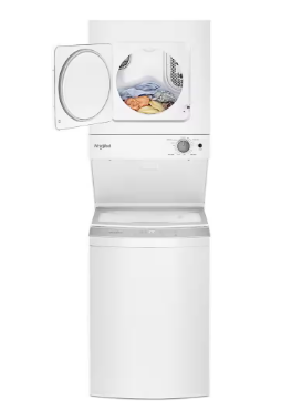 Whirlpool *WET4124HW 1.6 cu. ft. White All-in-One Vented Electric Washer Dryer Combo with 6-Wash Cycles and Wrinkle Shield