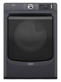 Maytag *MED7020RF Pet Pro 7.3-cu ft Stackable Steam Cycle Vented Heat Pump Electric Dryer (Midnight Steel) ENERGY STAR