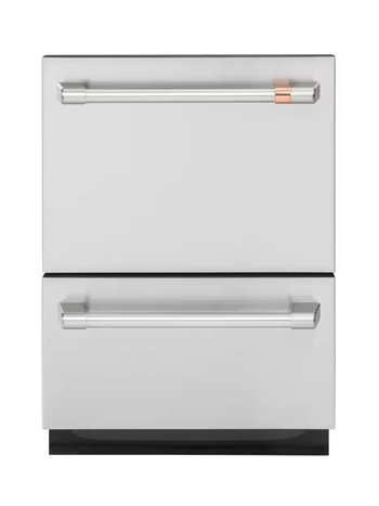CAFE *CDD420P2TS1 24" Top Control Built-In Double Drawer Dishwasher, Customizable - Stainless Steel