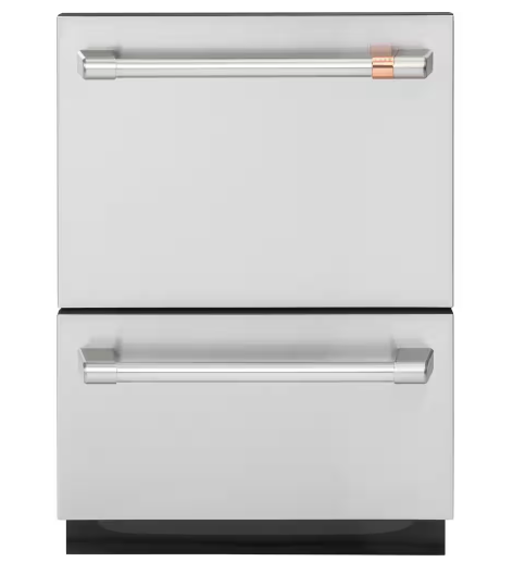 CAFE CDD420P2TS1 *24-in Top Control Double Drawer Dishwasher ( Stainless Steel with Brushed Stainless Handles ) 46-Decibel Very Quiet Sound Level