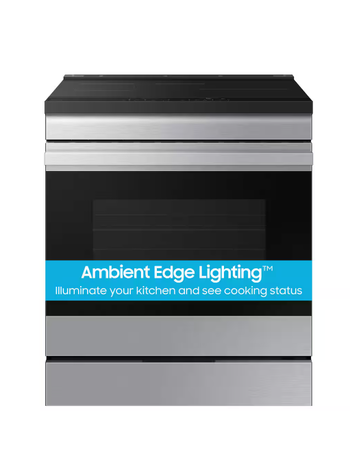 Samsung *NSI6DG9550SR  6.3 cu.ft. Induction Slide-In Range with Air Sous Vide  in Stainless Steel