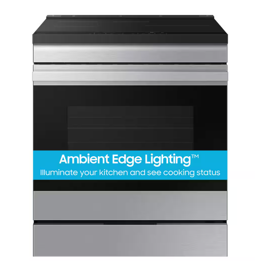 Samsung *NSI6DG9550SR  6.3 cu.ft. Induction Slide-In Range with Air Sous Vide  in Stainless Steel