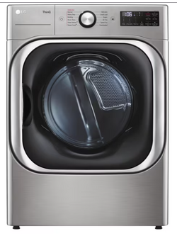 LG *DLEX8980V  9.0 cu. ft. Mega Capacity Smart wi-fi Enabled Front Load Electric Dryer with TurboSteam™ and Built-In Intelligence