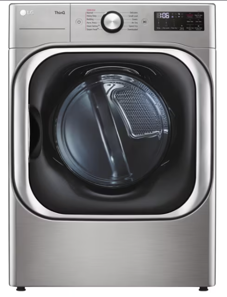 LG *DLEX8980V  9.0 cu. ft. Mega Capacity Smart wi-fi Enabled Front Load Electric Dryer with TurboSteam™ and Built-In Intelligence