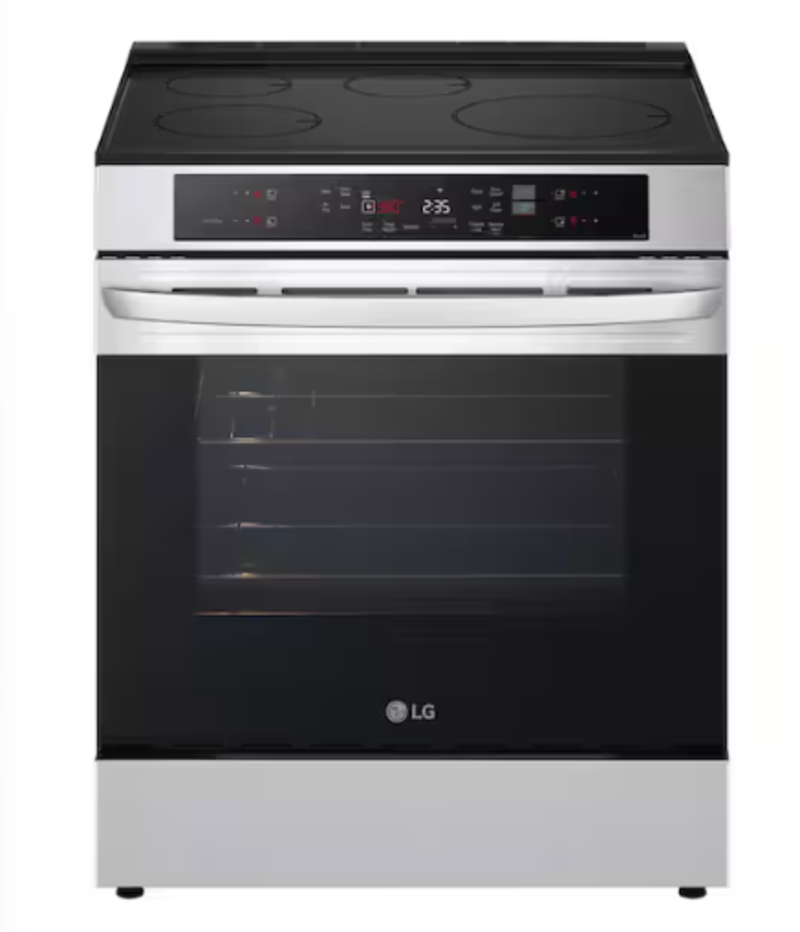 LG *LSIL6332FE  6.3 cu. ft. Smart 4 Element Induction Slide-In Range with Convection, Air Fry and EasyClean, PrintProof Stainless Steel