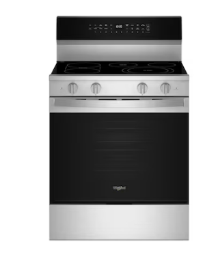 Whirlpool *WFGS7530RZ  High Preheat 30" Gas 5 Burners 5.3-cu ft Self-Cleaning Air Fry Convection Oven Freestanding
