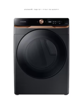 Samsung *DVE46BG6500V   7.5-cu ft Stackable Steam Cycle Smart Electric Dryer (Brushed Black) ENERGY STAR