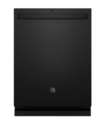 GE *GDT670SGVBB 24 in. Black Top Control Built-In Tall Tub Dishwasher with 3rd Rack, Bottle Jets, 45 dBA