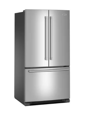 Maytag *MRFF4136RZ 25 cu. ft. Standard Depth French Door Refrigerator in Fingerprint Resistant Stainless Steel