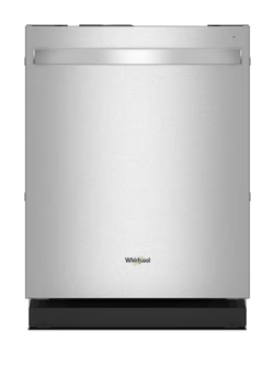 Whirlpool *WDT550SAPZ  24 in. Top Control Standard Built-In Dishwasher in Fingerprint Resistant Stainless Steel with 3rd Rack