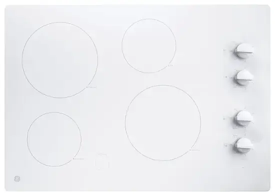 GE *JP3030TWWW  GE 30" Built-In Electric Cooktop - White